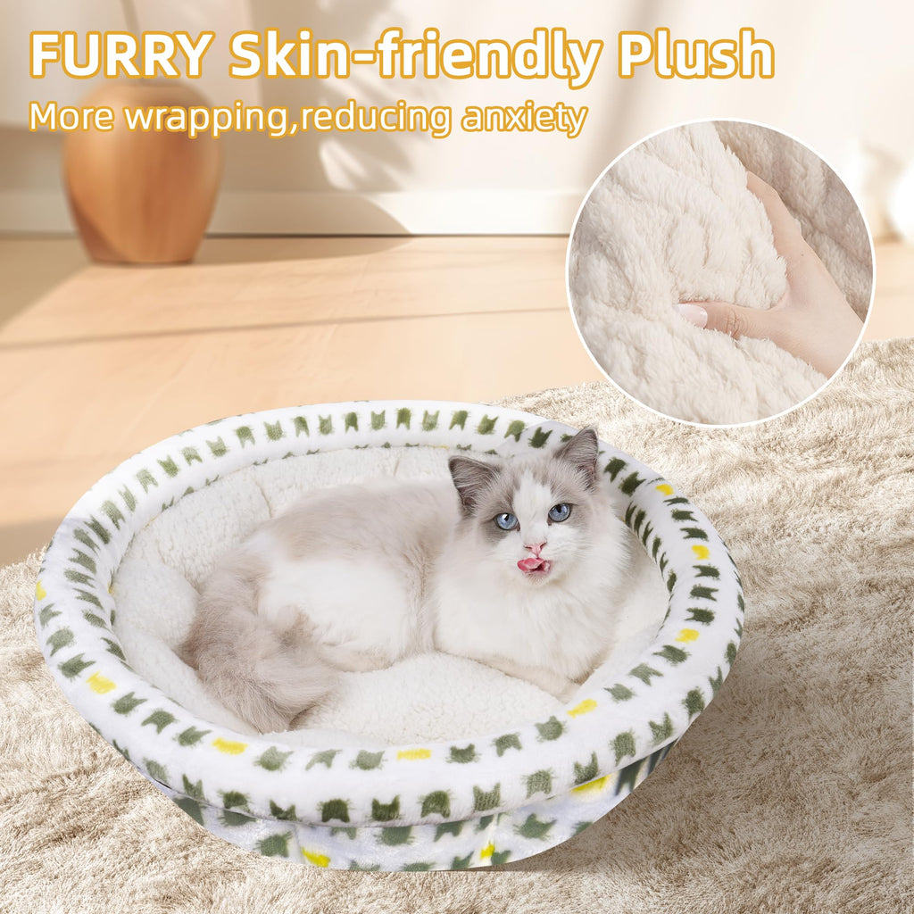 Beige Washable Dog Sofa Bed S773
