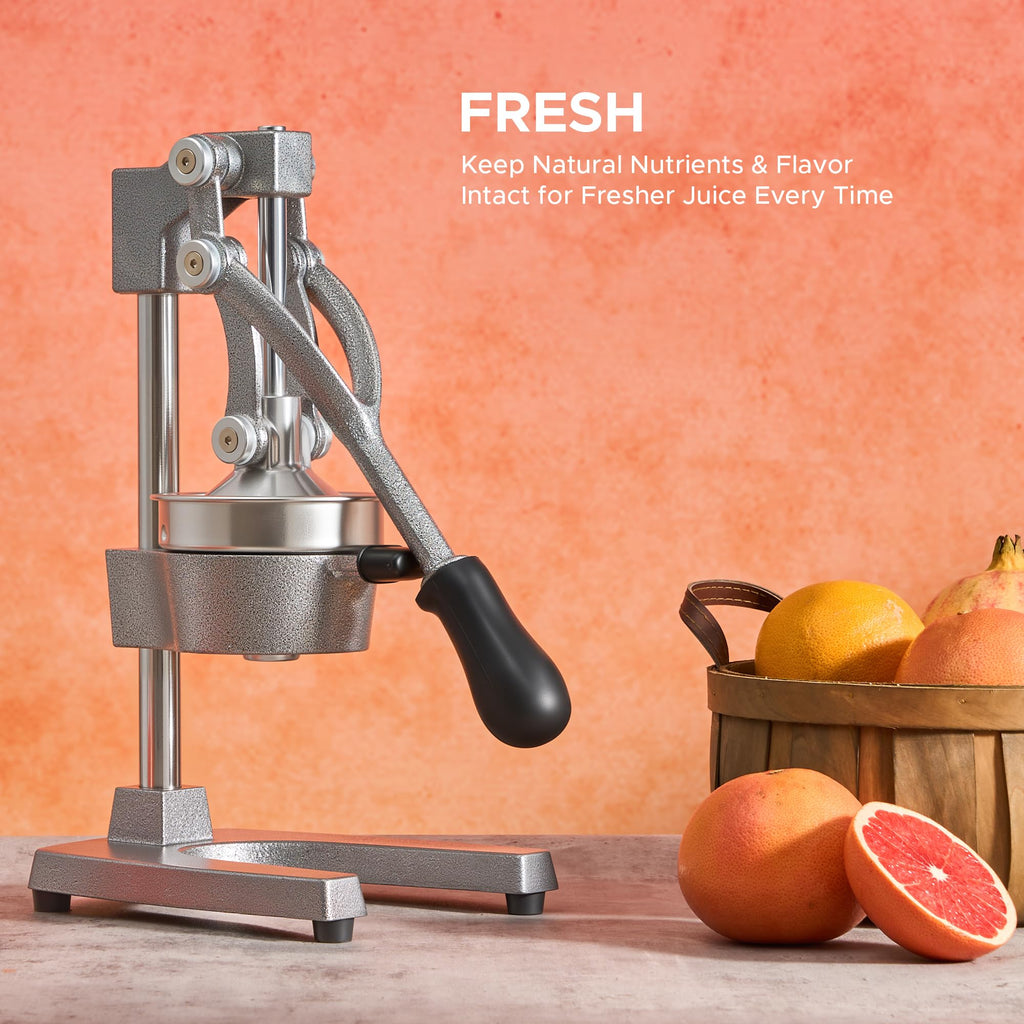 Cast Iron Manual Citrus Juicer with Strainer B863575