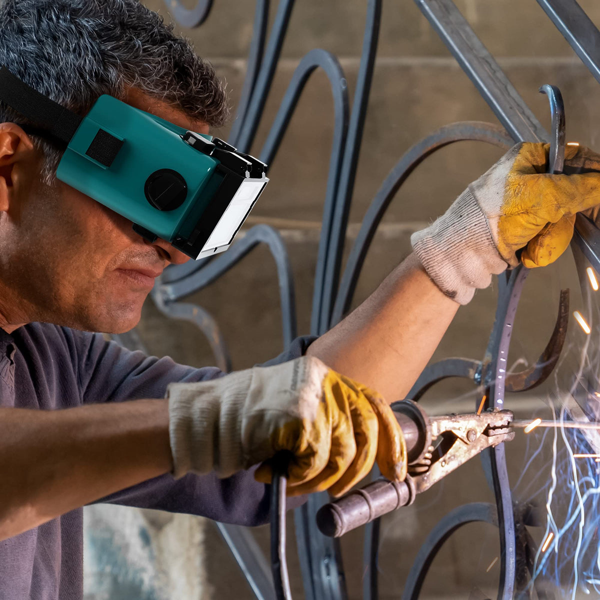 Welding Goggles Auto Darkening Flip Up DIN 8-12 S314453