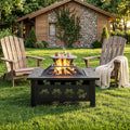 32 Inch Metal Outdoor Fire Pit K9065