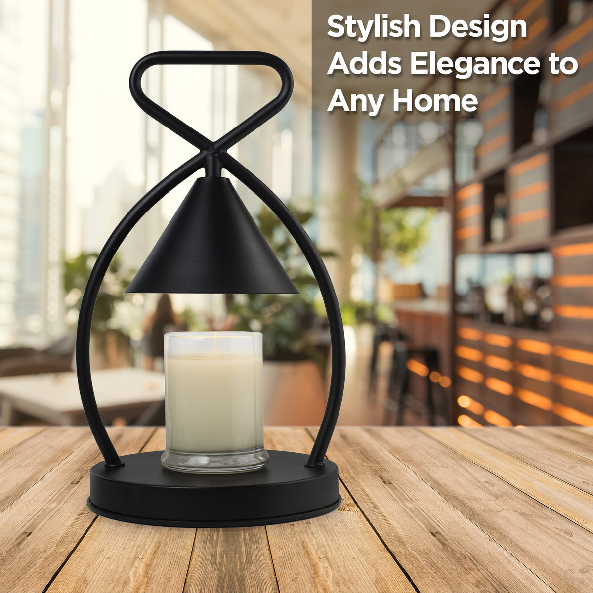Candle Warmer Lamp with Timer and 2 Bulbs Y580191