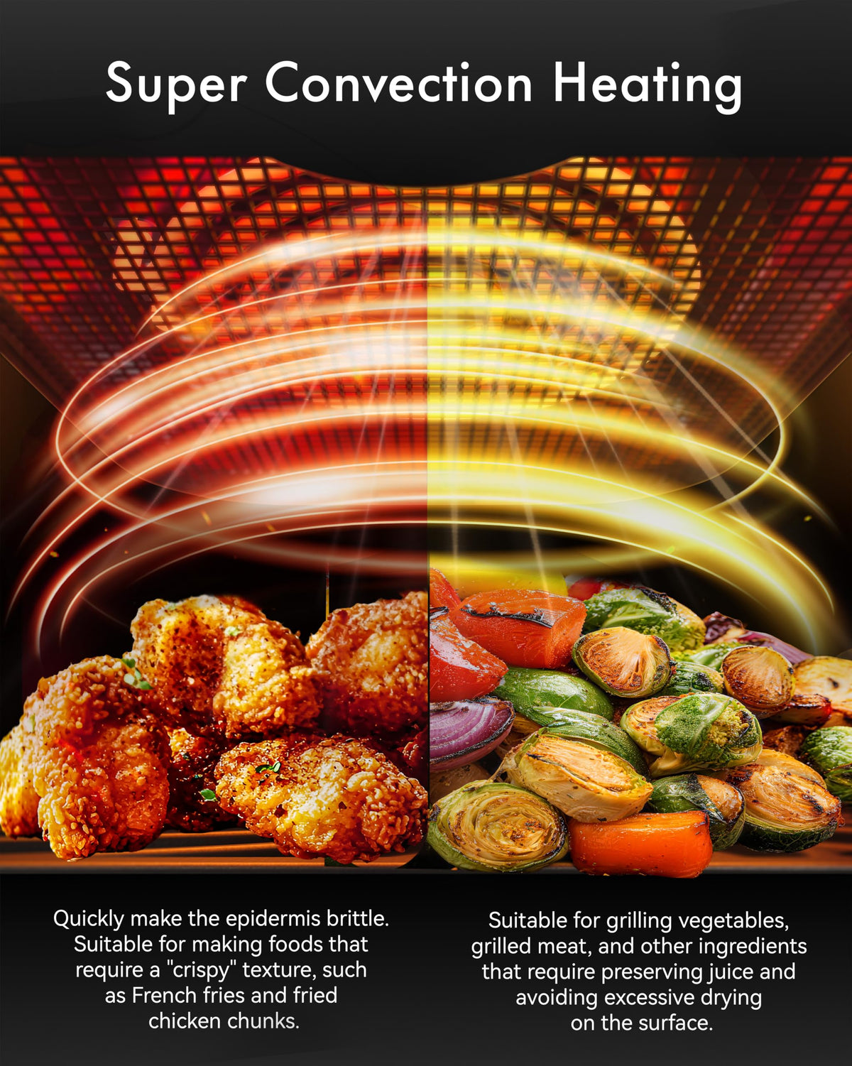 6Qt Stainless Steel Air Fryer P885